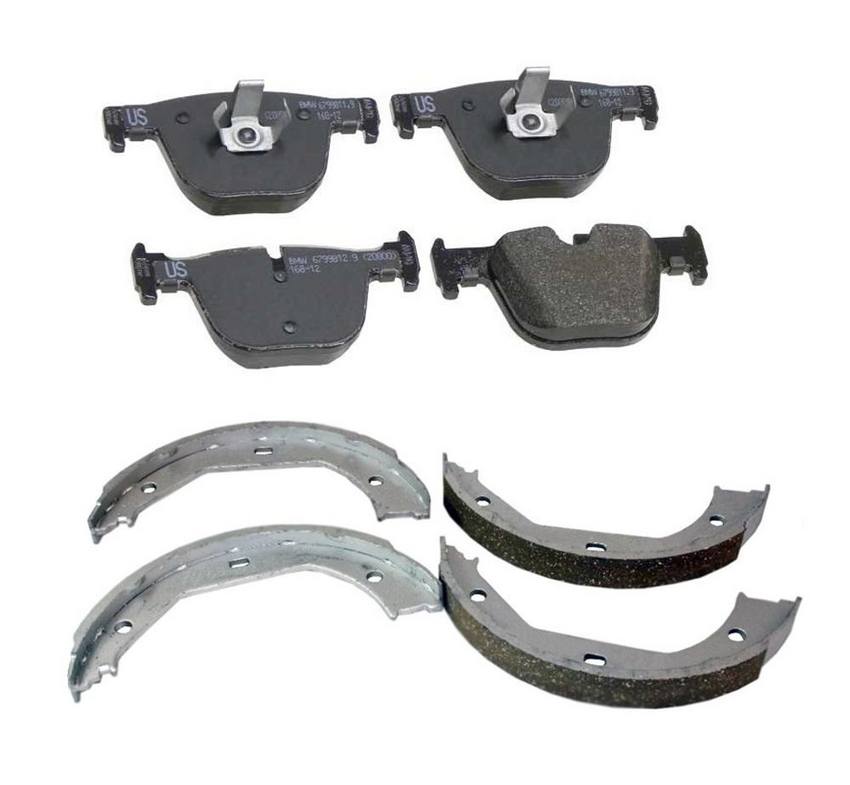 BMW Brakes Disc Kit - Pads Rear